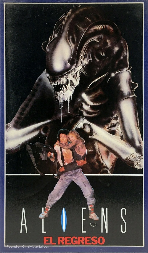 Aliens - Spanish VHS movie cover