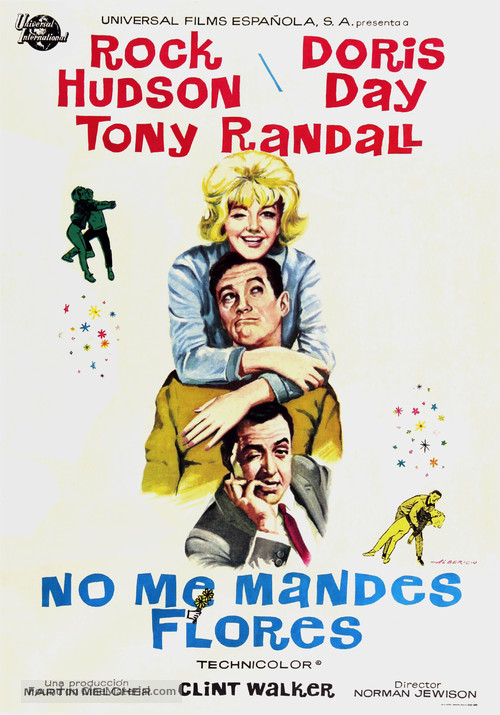 Send Me No Flowers - Spanish Movie Poster