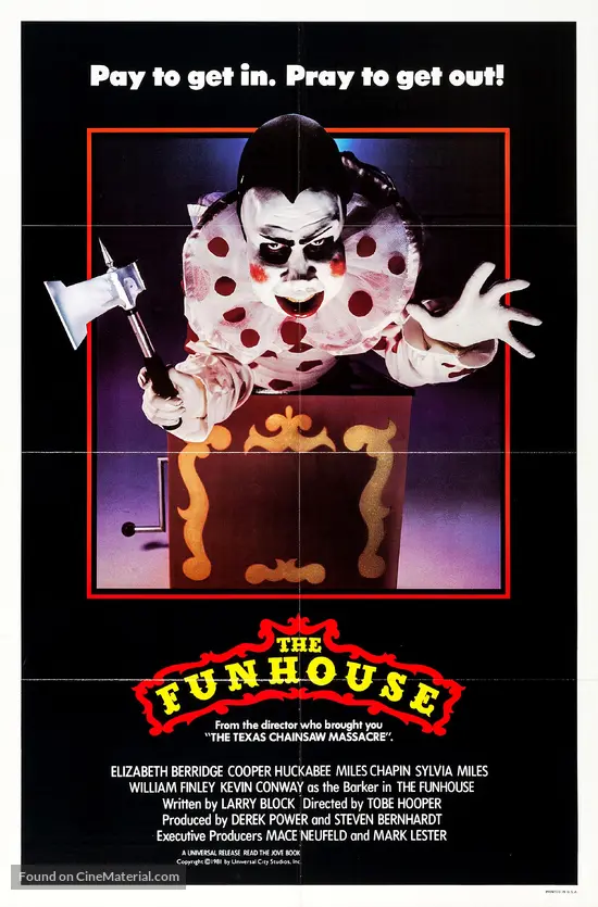 The Funhouse 1981 Movie Poster The Funhouse 1981 Movie Poster