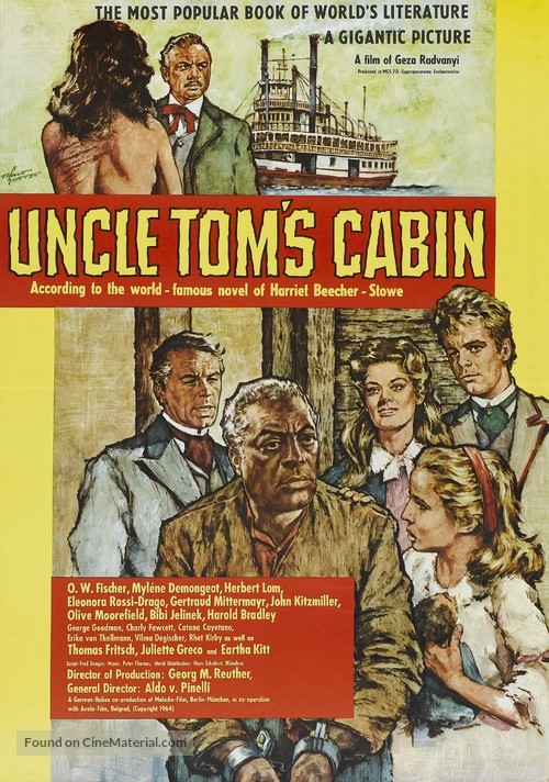 Onkel Toms H&uuml;tte - British Movie Poster