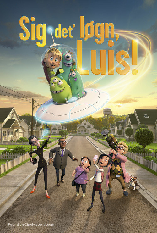 Luis &amp; the Aliens - Danish Movie Poster