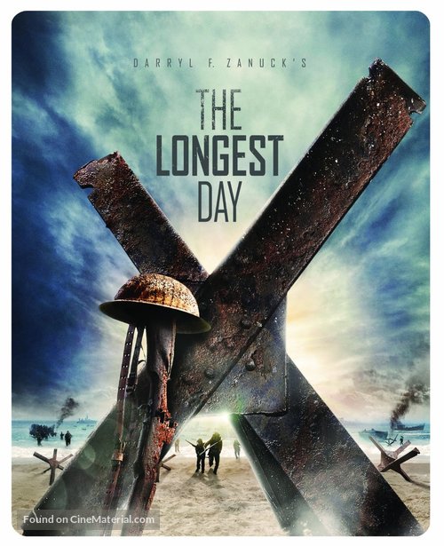 The Longest Day - British Blu-Ray movie cover