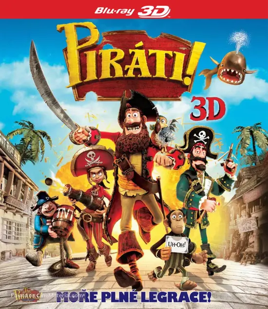 The Pirates! Band of Misfits - Czech Blu-Ray movie cover