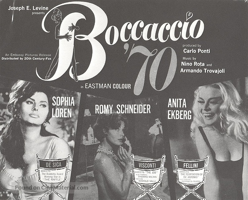 Boccaccio &#039;70 - Movie Poster