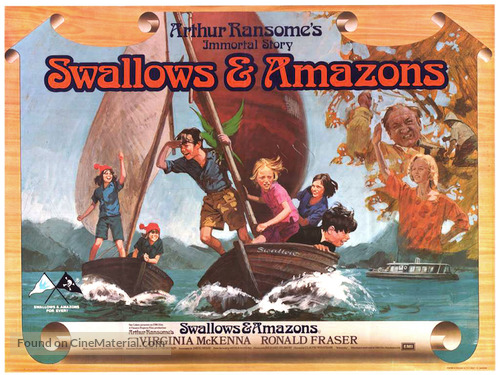 Swallows and Amazons - British Movie Poster