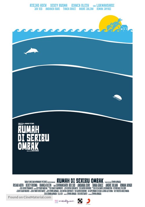 Rumah di seribu ombak - Indonesian Movie Poster