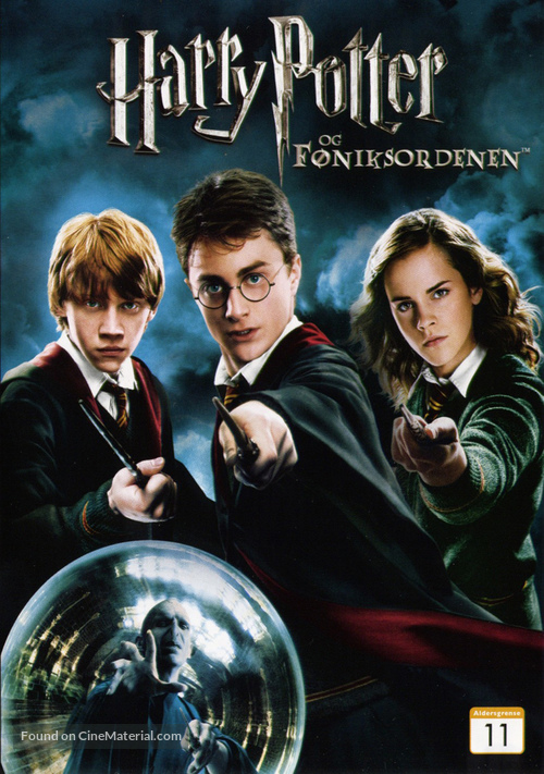 Harry Potter and the Order of the Phoenix - Norwegian DVD movie cover