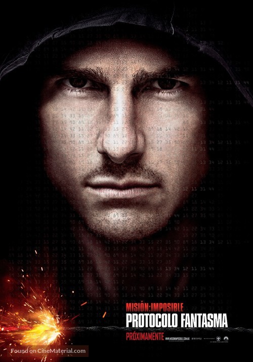 Mission: Impossible - Ghost Protocol - Mexican Movie Poster