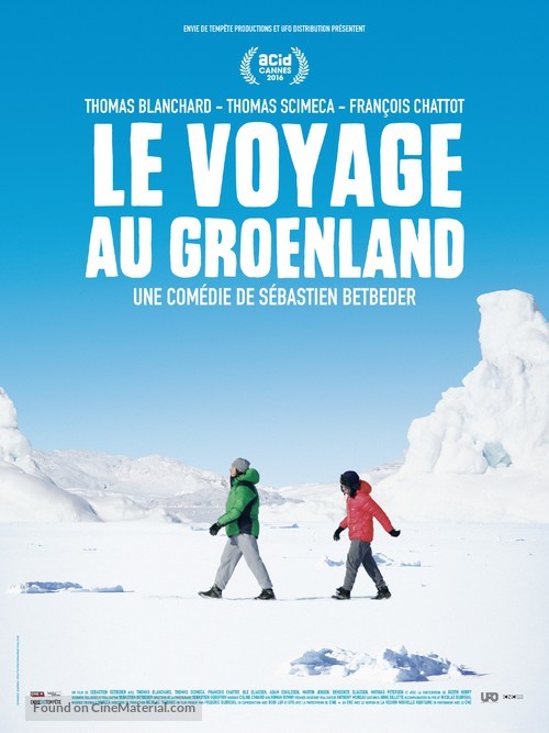 Le voyage au Groenland - French Movie Poster