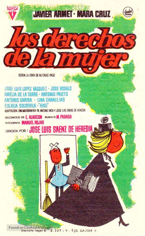 Los derechos de la mujer - Spanish Movie Poster