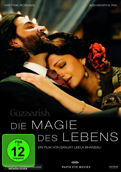 Guzaarish - German DVD movie cover
