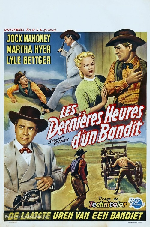 Showdown at Abilene - Belgian Movie Poster
