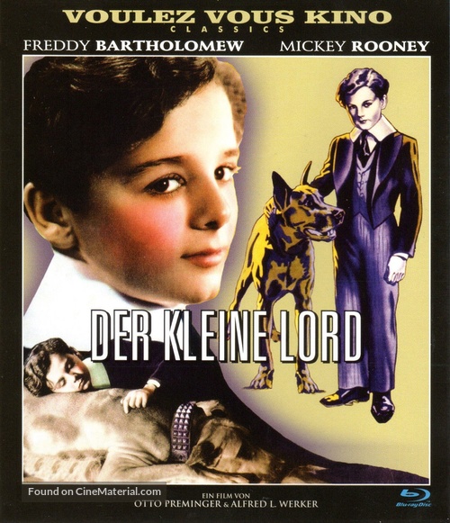 Little Lord Fauntleroy - German Blu-Ray movie cover