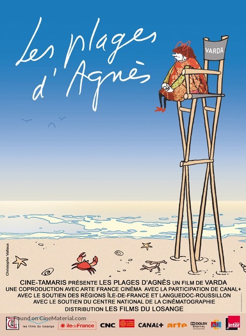Les plages d&#039;Agn&egrave;s - French Movie Poster
