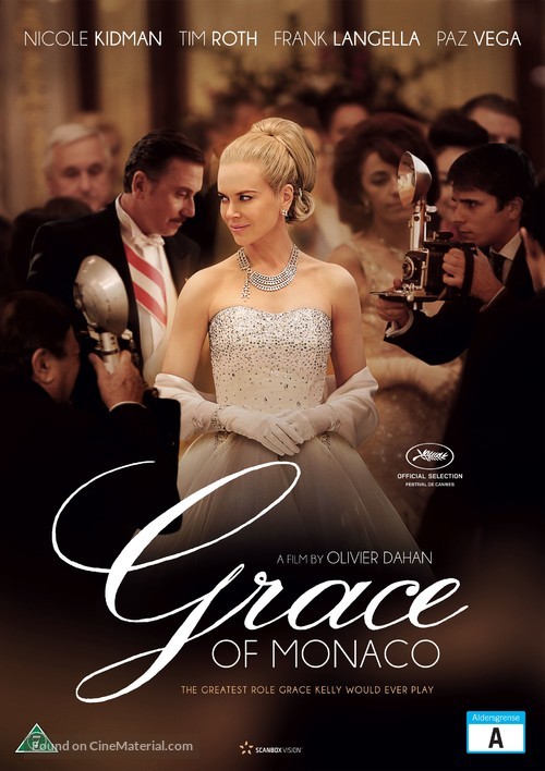 Grace of Monaco - Danish DVD movie cover