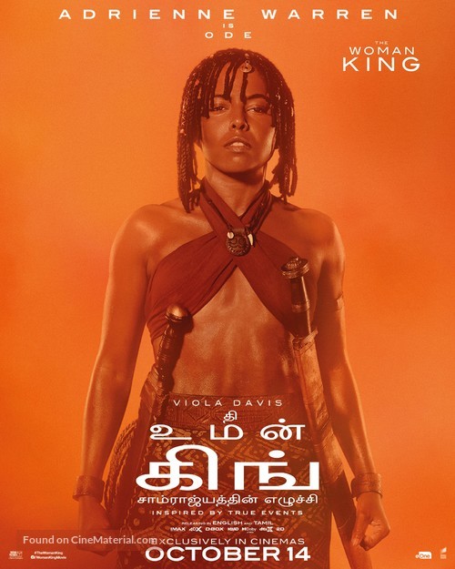 The Woman King - Indian Movie Poster