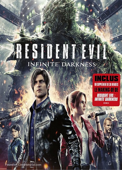 Resident Evil: Infinite Darkness - French DVD movie cover