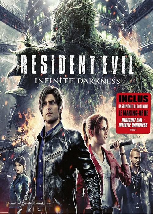 Resident Evil: Infinite Darkness - French DVD movie cover
