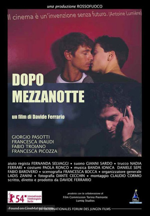 Dopo mezzanotte - Italian Movie Poster
