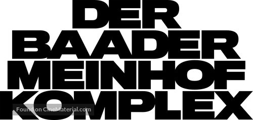 Der Baader Meinhof Komplex - German Logo