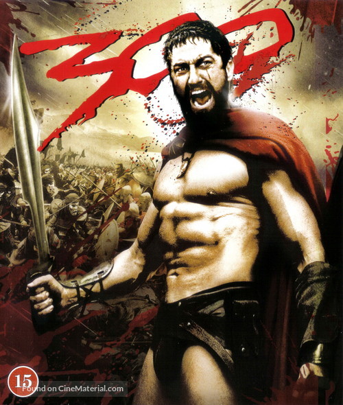 300 - Danish DVD movie cover