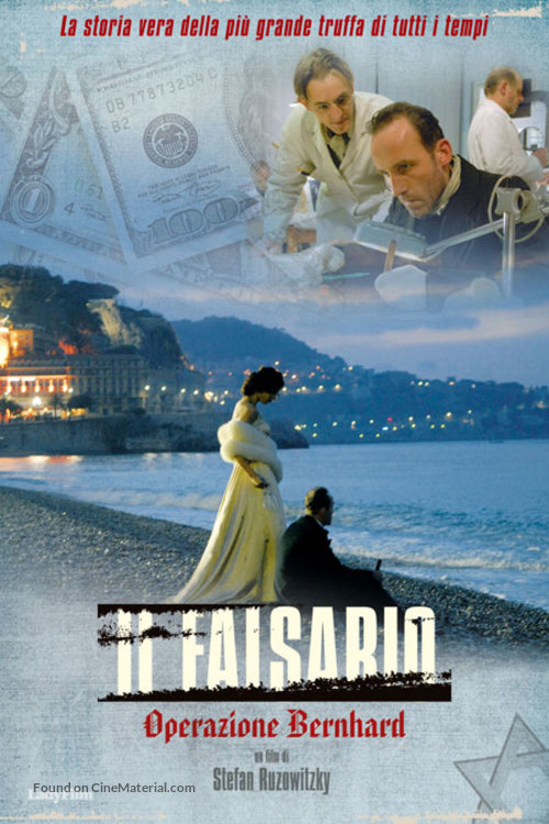 Die F&auml;lscher - Italian DVD movie cover