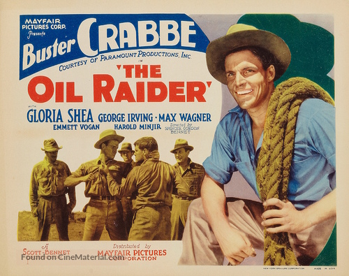 The Oil Raider - Movie Poster