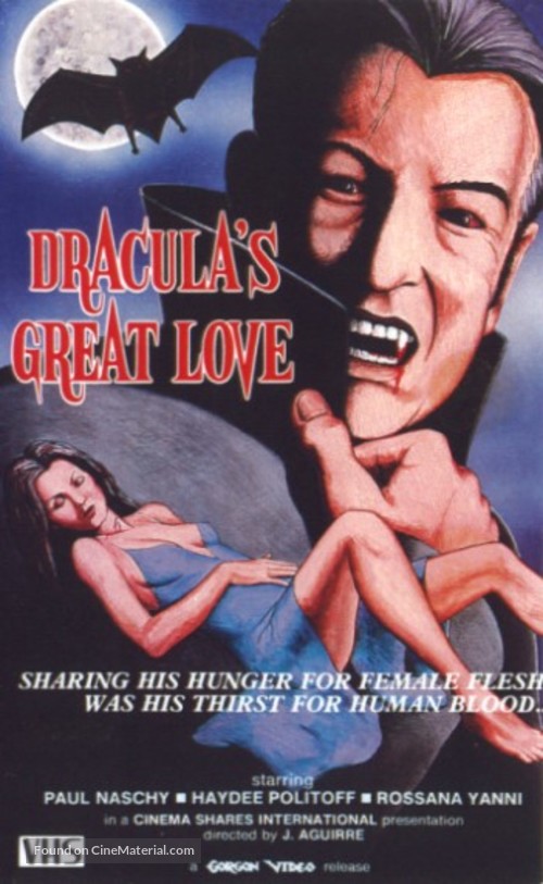 El gran amor del conde Dr&aacute;cula - VHS movie cover