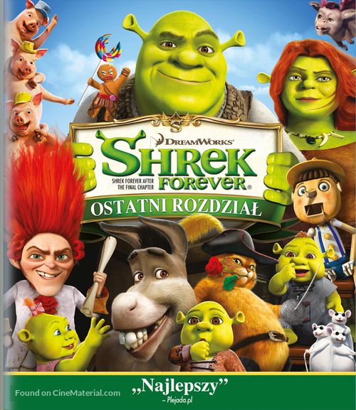 Shrek Forever After - Polish Blu-Ray movie cover