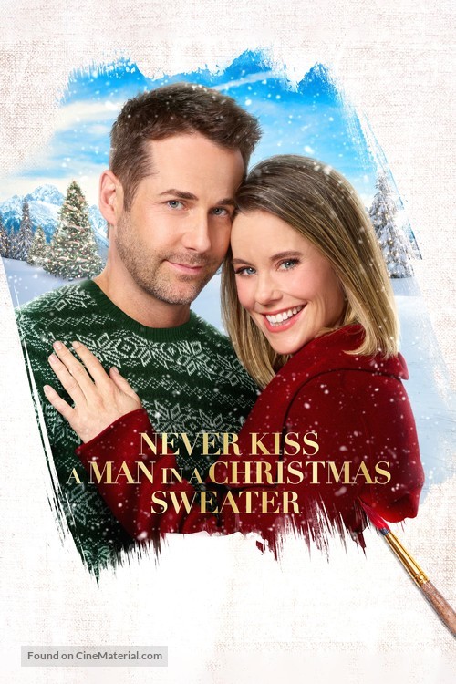 Never Kiss a Man in a Christmas Sweater - poster