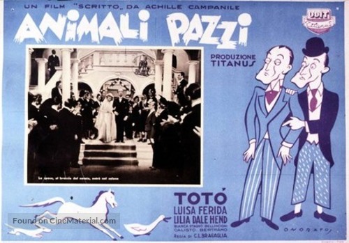 Animali pazzi - Italian Movie Poster