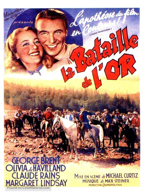 Gold Is Where You Find It - French Movie Poster