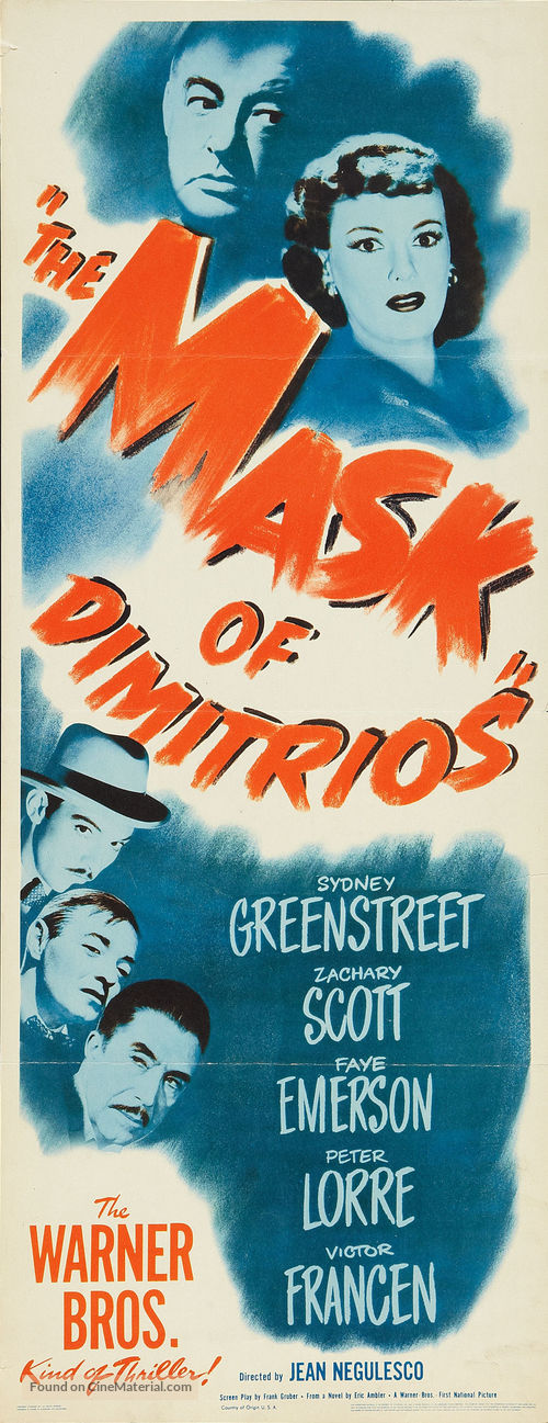 The Mask Dimitrios movie poster