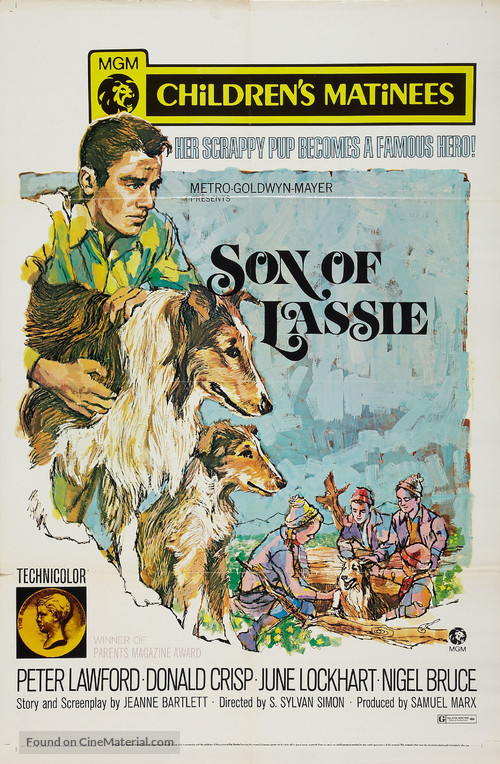 Son of Lassie - Re-release movie poster