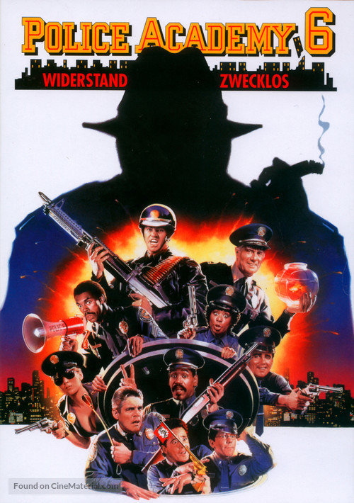 Police Academy 6: City Under Siege - German DVD movie cover