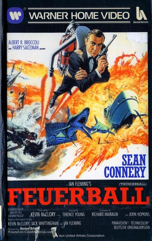 Thunderball - German VHS movie cover