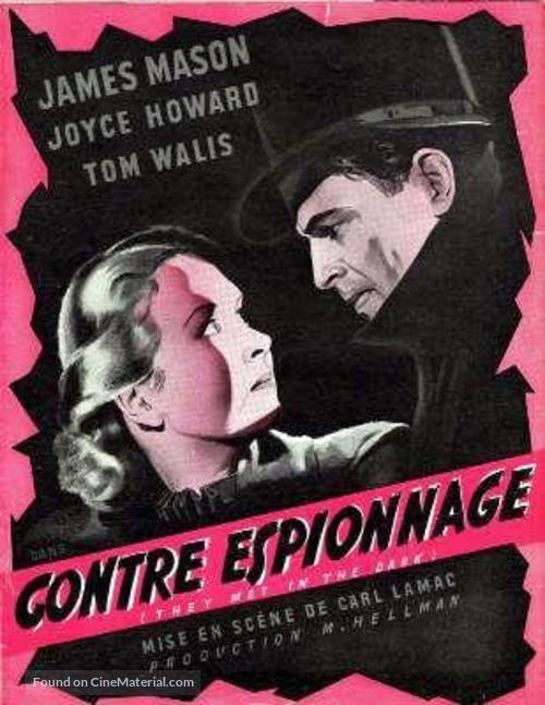 They Met in the Dark - French Movie Poster