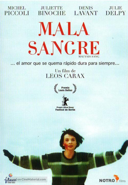 Mauvais sang - Spanish Movie Cover