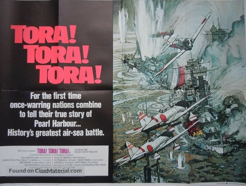 Tora! Tora! Tora! - British Movie Poster