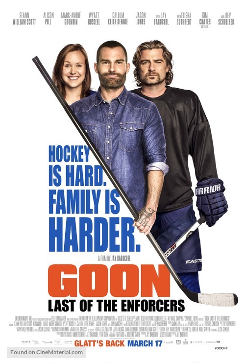 Goon: Last of the Enforcers - Canadian Movie Poster