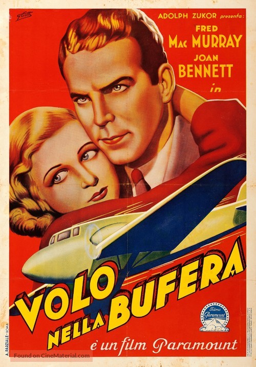 Thirteen Hours by Air - Italian Movie Poster