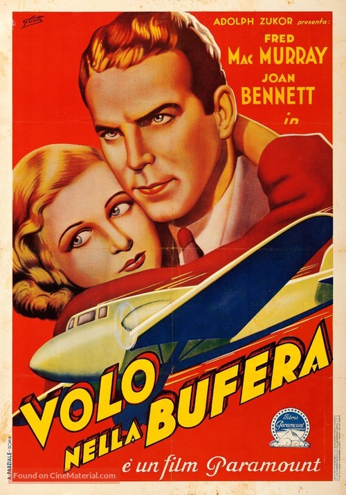 Thirteen Hours by Air - Italian Movie Poster