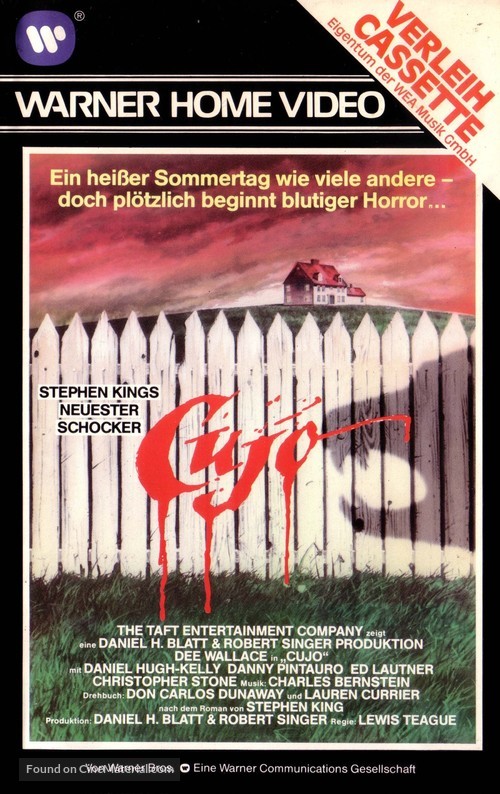 Cujo - German VHS movie cover