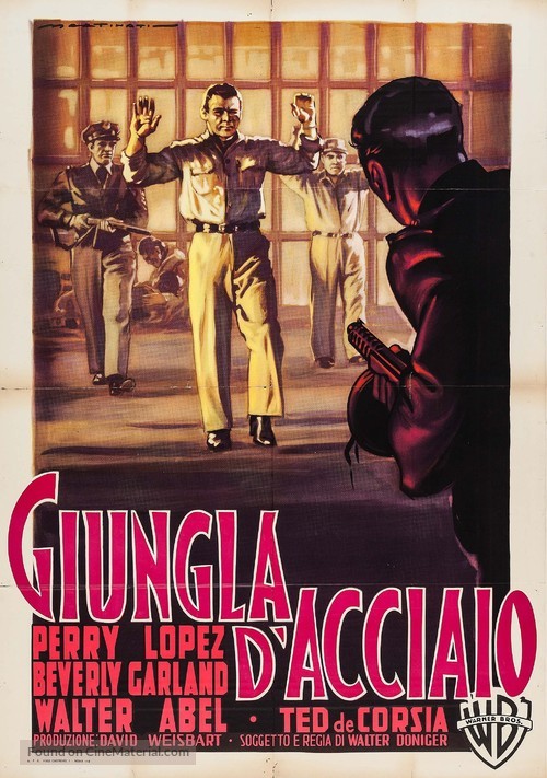 The Steel Jungle - Italian Movie Poster