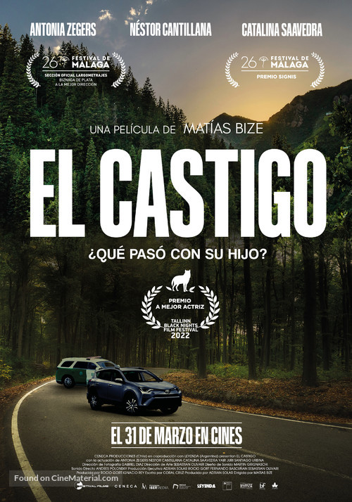 El Castigo - Spanish Movie Poster