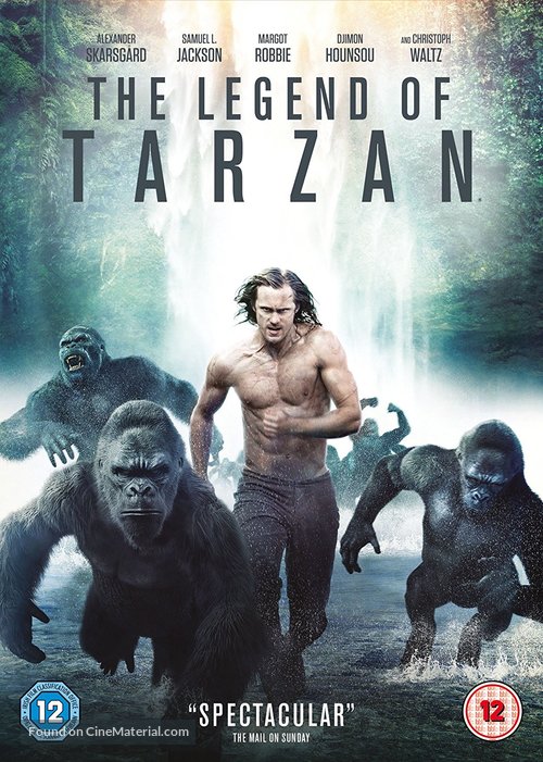 The Legend of Tarzan - British DVD movie cover