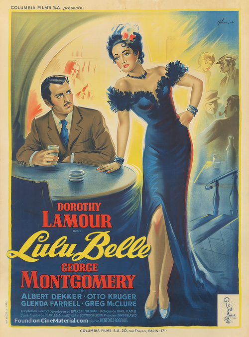 Lulu Belle - French Movie Poster