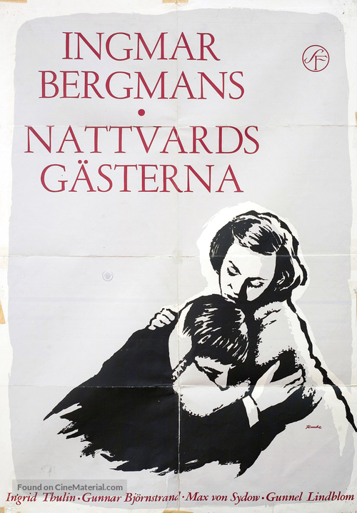 Nattvardsg&auml;sterna - Swedish Movie Poster