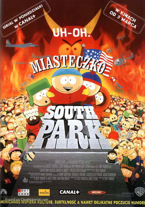 South Park: Bigger Longer &amp; Uncut - Polish Movie Poster