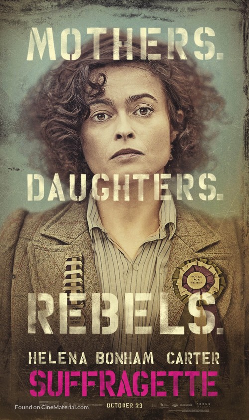 Suffragette - Character movie poster